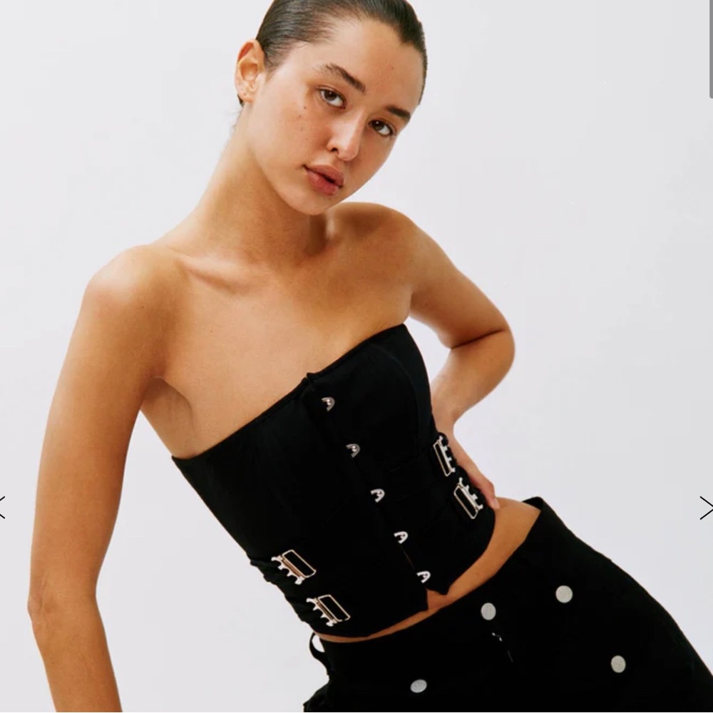 NWT With Jean Fasten Top Corset Strapless size small